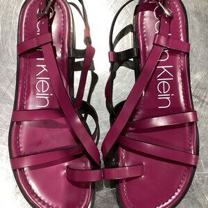 Calvin Klein Strappy Flat Sandals